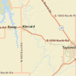 IL-104 Kincaid IL 62540 America Street Map