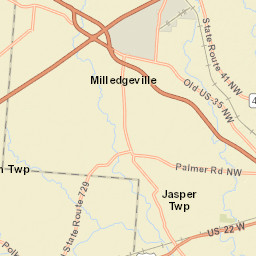 U.S. 35, Washington Court House, OH Street Map