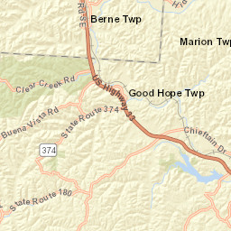 27452-27734 Highway 180, Rockbridge, OH Street Map