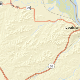 U.S. 54, Louisiana, MO 63353, America Street Map