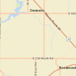 2148 East 350 North Road, Pana, IL 62557 Street Map