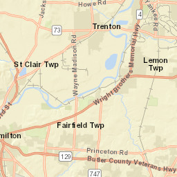 5414-5754 Hankins Road Liberty Township OH Street Map
