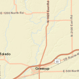 Interstate 70, Greenup, IL 62428, USA Street Map