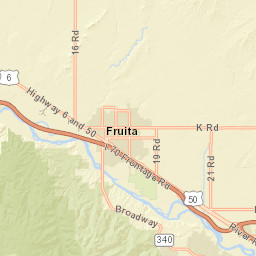 100-128 North Cherry Street, Fruita, CO Street Map
