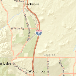 19101 6 Penny Ln Monument CO Street Map