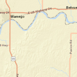 U.S. 24, Wamego, KS 66547, America Street Map