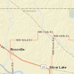 6022 Northwest Valencia Road, Silver Lake Street Map