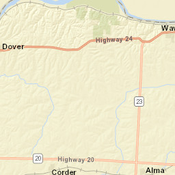 Missouri 23, Alma, MO 64001, USA Street Map