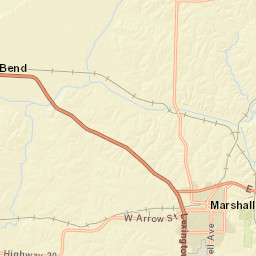 Missouri 20, Marshall, MO 65340, USA Street Map