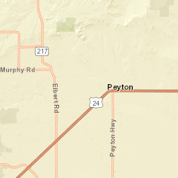 U.S. 24 Peyton CO 80831 America Street Map
