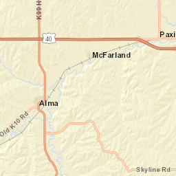 Kansas 185, Alma, KS 66401, USA Street Map