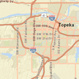 699 Northwest Van Buren Street Topeka KS Street Map