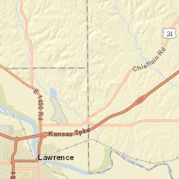 100 East 1400 Road, Lawrence, KS 66044 Street Map