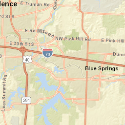 29302-29352 East 62nd Street, Blue Springs Street Map