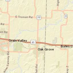 Interstate 70, Oak Grove, MO 64075, USA Street Map