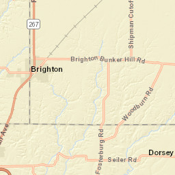 North Maple Street, Brighton, IL 62012, USA Street Map