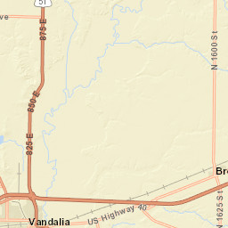 Interstate 70, Vandalia, IL 62471, USA Street Map