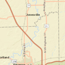 Interstate 65, Seymour, IN 47274, USA Street Map