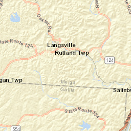 32001 Highway 124, Langsville, OH 45741 Street Map
