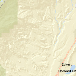 22562-22998 Oatman Road, Eckert, CO Street Map