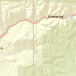 3980-4156 CO-133 Somerset CO Street Map