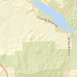 Thirtynine Mile Road, Guffey, CO 80820 Street Map