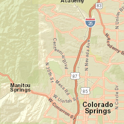750 Village Center Dr Colorado Springs Street Map