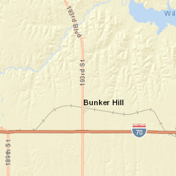 US-40 Dorrance Kansas Street Map