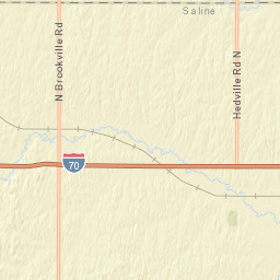 6282 N Brookville Rd Tescott KS Street Map
