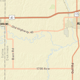 Interstate 70, Abilene, KS 67410, USA Street Map