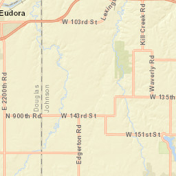 10215-10585 East 2172nd Road, Linwood Street Map