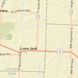 370-420 North Bynum Road, Lone Jack, MO Street Map