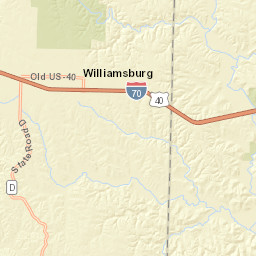 9094-9198 Interstate 70, Williamsburg Street Map