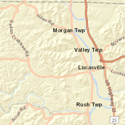 879-1749 County Road 48, McDermott, OH Street Map