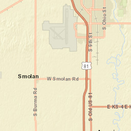 5862 Centennial Rd Salina Kansas Street Map