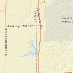 14255 Dover Hill Road, Loogootee, IN Street Map