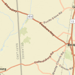 State Highway 404, Greenwood, DE 19950 Street Map