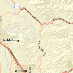 399 Healdsburg Ave, Healdsburg, CA Street Map