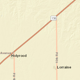 KS-156 Lorraine KS 67459 USA Street Map