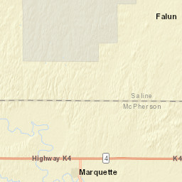 Wells Fargo Rd Marquette Kansas Street Map