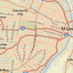 McKinley Bridge Illinois America Street Map