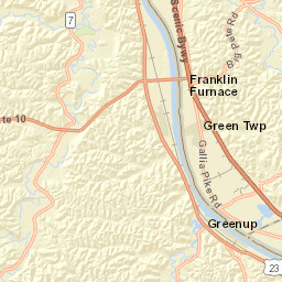 Big White Oak Road, South Shore, KY 41175 Street Map