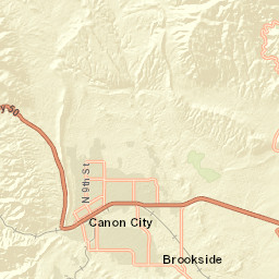 101 Macon Avenue Cañon City CO Street Map
