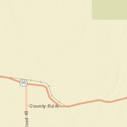 53442-53998 Highway 96, Eads, CO Street Map