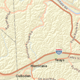 2696 Virginia Avenue, Hurricane, WV 25526 Street Map