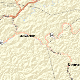 Jennings Randolph Highway, Clendenin, WV Street Map