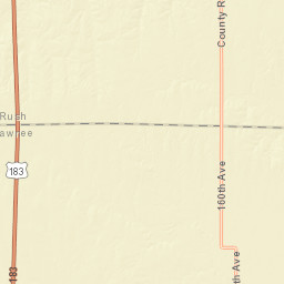 US-183 Rush Center KS 67575 Street Map