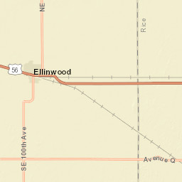 101-149 West E Street, Ellinwood, KS Street Map