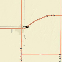 624-798 South Bell Avenue, Lyons, KS Street Map