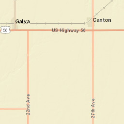 Main St Canton Kansas Street Map